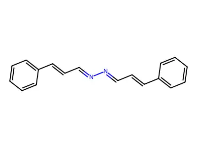 3-Phenyl-2-propenal 2-(3-phenyl-2-propen-1-ylidene)hydrazone structure