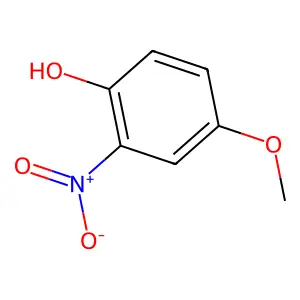 Phenol, 4-methoxy-2-nitro- structure