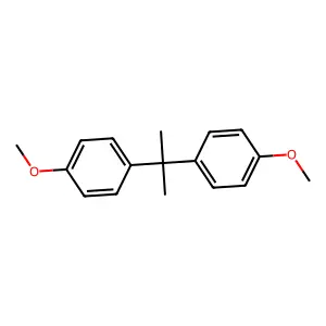 2,2-Bis(4-methoxyphenyl)propane structure