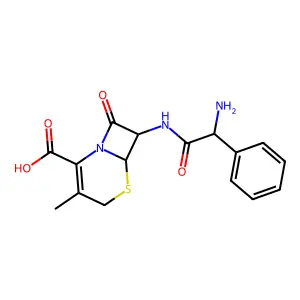 頭孢氨芐 structure