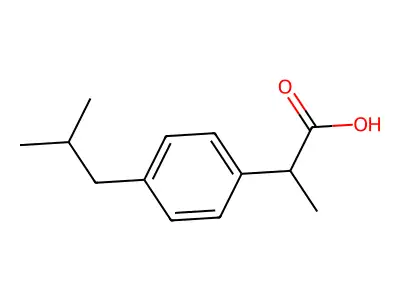 布洛芬 structure