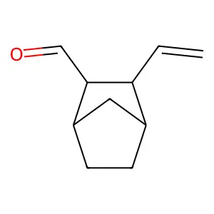 (1R,2S,3S,4S)-3-vinylbicyclo[2.2.1]heptane-2-carbaldehyde structure
