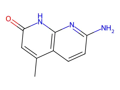 7-Amino-4-methyl-1,8-naphthyridin-2-ol structure