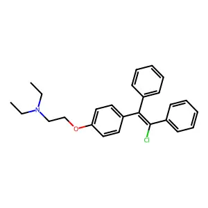 珠氯米芬 structure