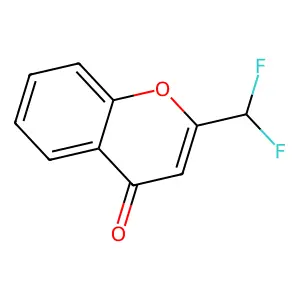 2-(difluoromethyl)-4H-chromen-4-one structure