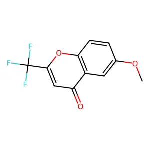 6-Methoxy-2-(trifluoromethyl)-4H-chromen-4-one structure