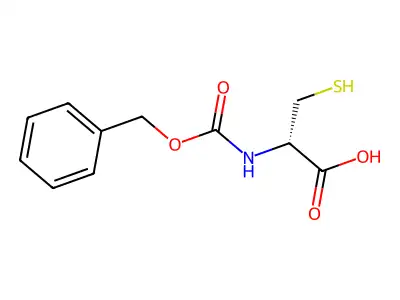 N-carbobenzyloxy-cysteine structure