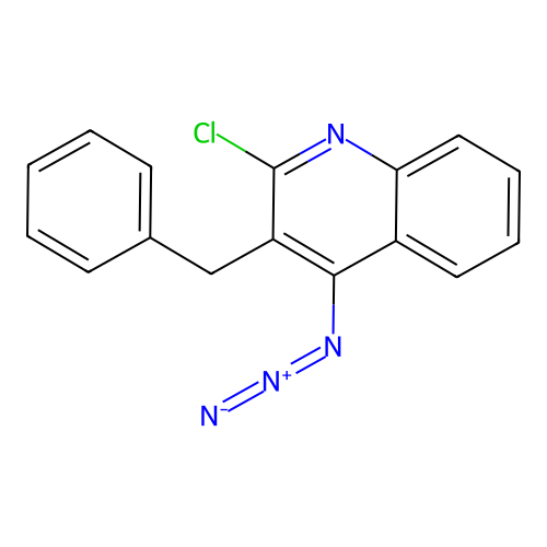 4-Azido-3-benzyl-2-chloro-quinoline structure