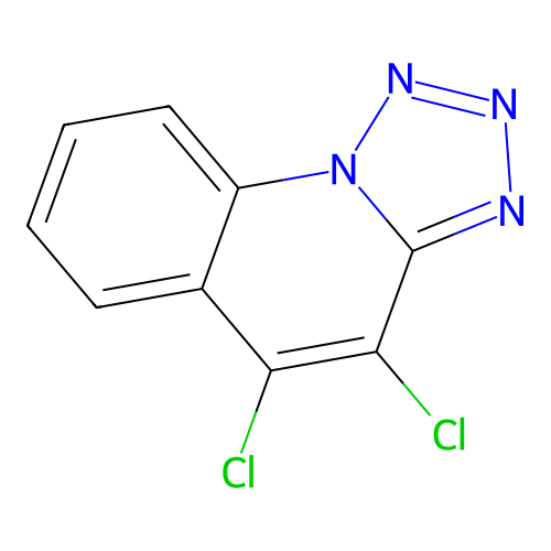 4,5-Dichlorotetrazolo[1,5-a]quinoline structure