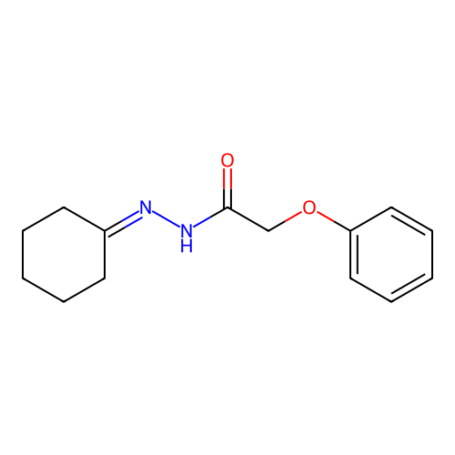 N-环亚己基-2-苯氧基乙酰肼 structure