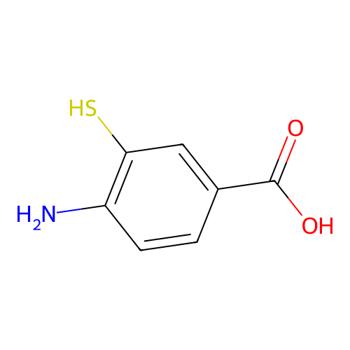4-Amino-3-mercaptobenzoic acid structure