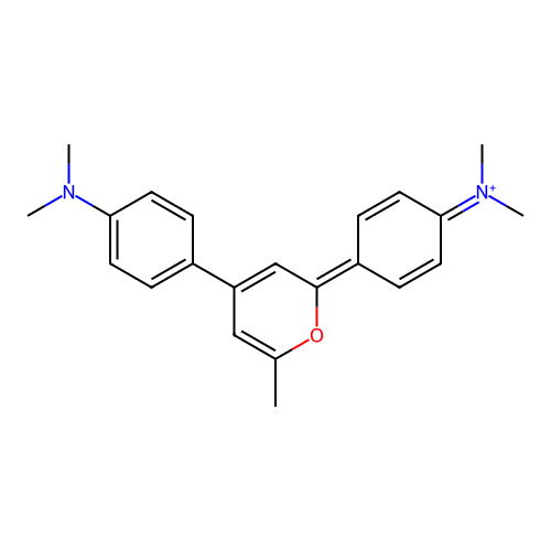 Chemical Compound (C22H25N2O+) structure