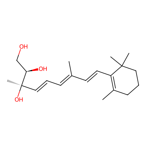 13,14-Dihydroxyretinol structure