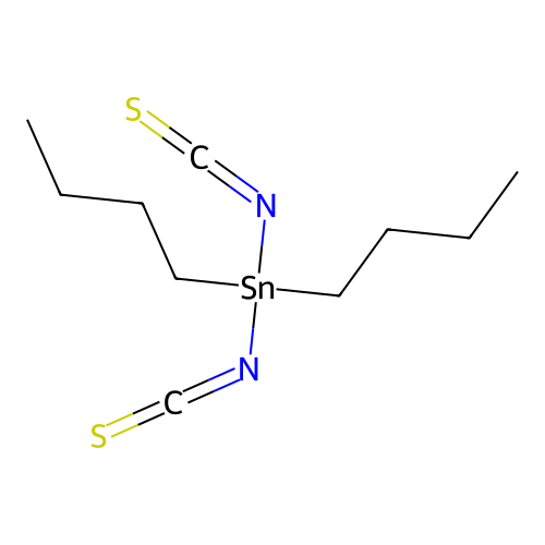 Dibutyltin diisothiocyanate structure
