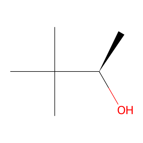 (2R)-3,3-dimethylbutan-2-ol structure