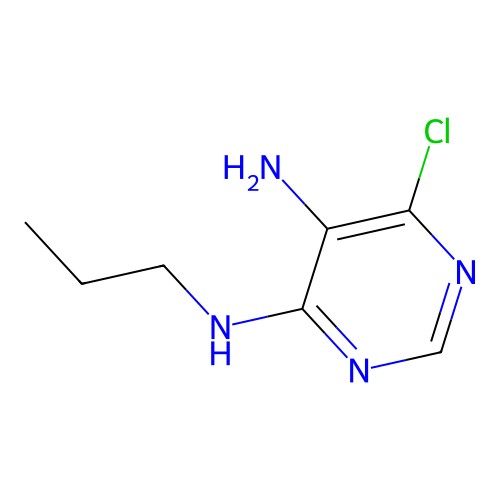 6-Chloro-N4-propyl-4,5-pyrimidinediamine structure