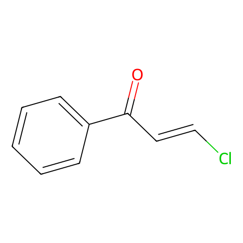 3-Chloro-1-phenyl-2-propen-1-one structure