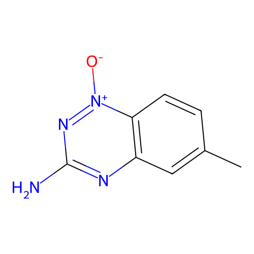 6-Methyl-1,2,4-benzotriazin-3-amine 1-oxide structure