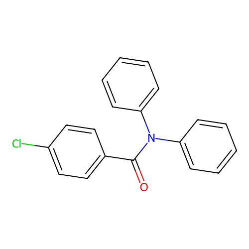 4-chloro-N,N-diphenylbenzamide structure