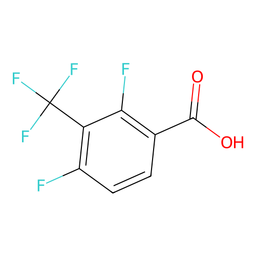 2,4-difluoro-3-(trifluoromethyl)benzoic Acid structure
