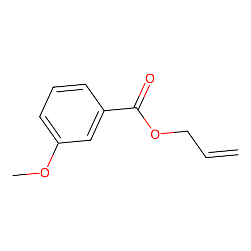 3-Methoxybenzoic acid, allyl ester structure
