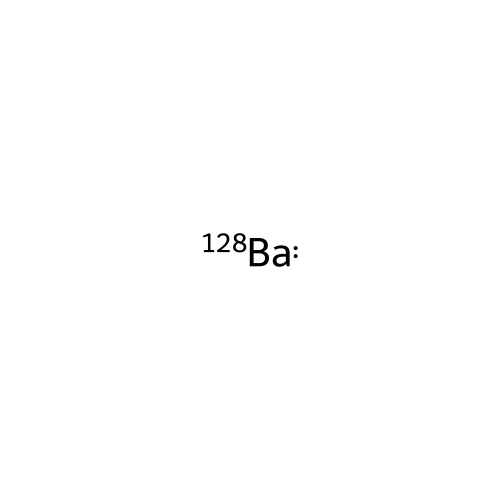 128Ba isotope structure