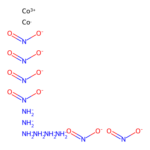 Azanide;cobalt;cobalt(3+);hexanitrite structure