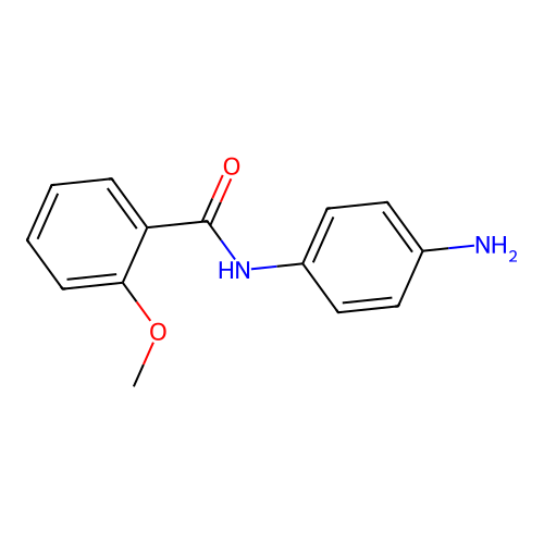 N-(4-aminophenyl)-2-methoxybenzamide structure