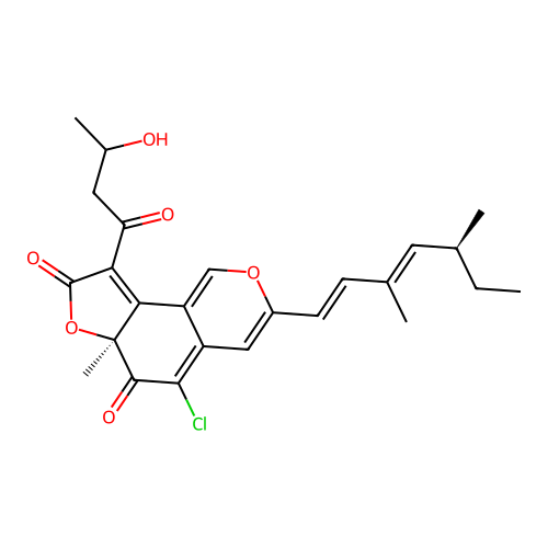 Luteusin E structure