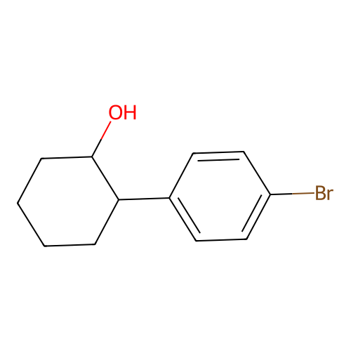 2-(4-Bromophenyl)cyclohexanol structure