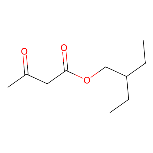 2-Ethylbutyl 3-oxobutanoate structure