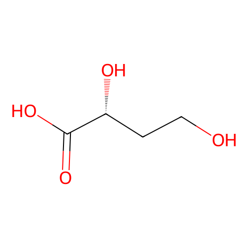 (R)-2,4-Dihydroxybutanoic acid structure