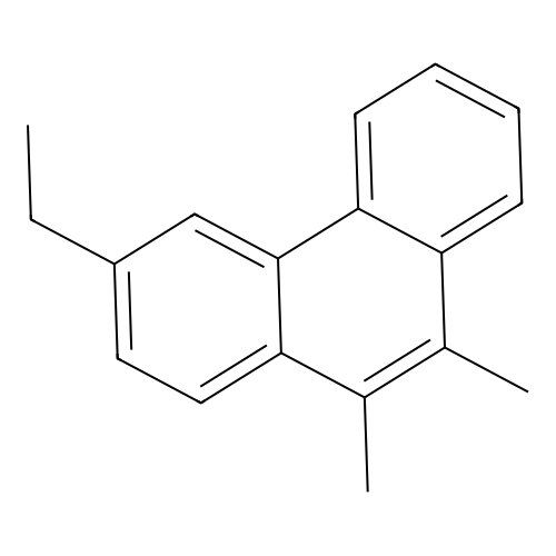 9,10-Dimethyl-3-ethylphenanthrene structure