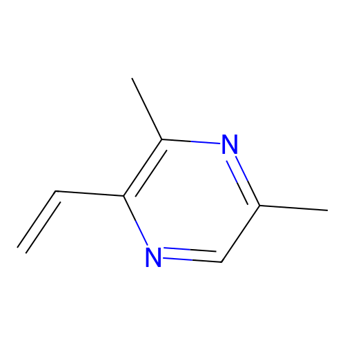 2-Ethenyl-3,5-dimethylpyrazine structure