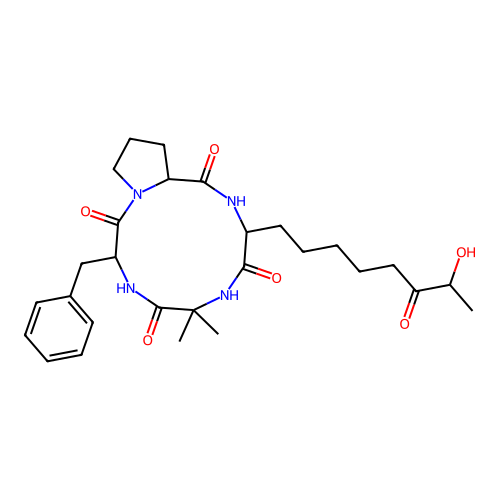 Dihydrochlamydocin structure