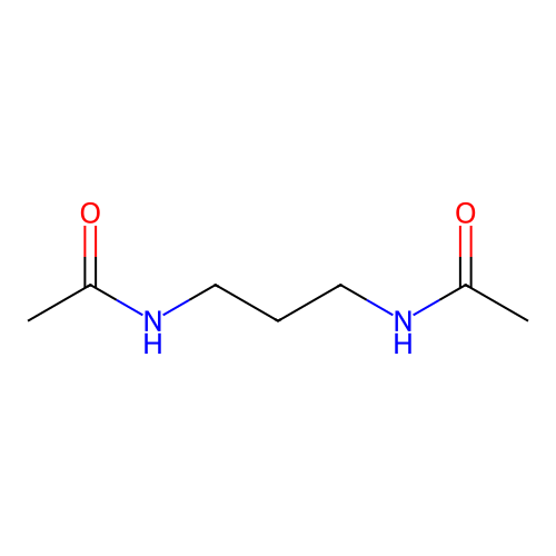 N-(3-acetamidopropyl)acetamide structure