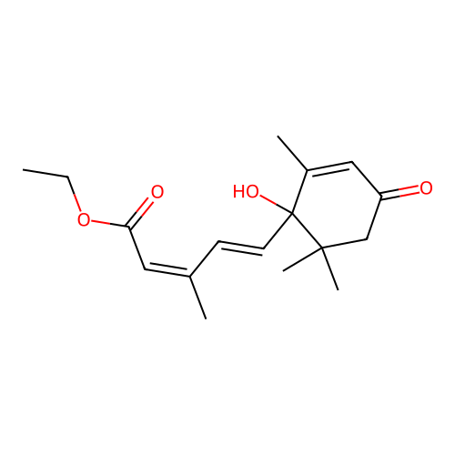 Abscissic acid ethyl ester structure