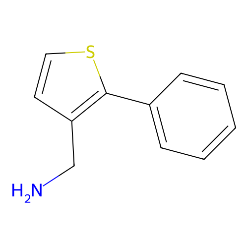 (2-Phenyl-3-thienyl)methanamine structure
