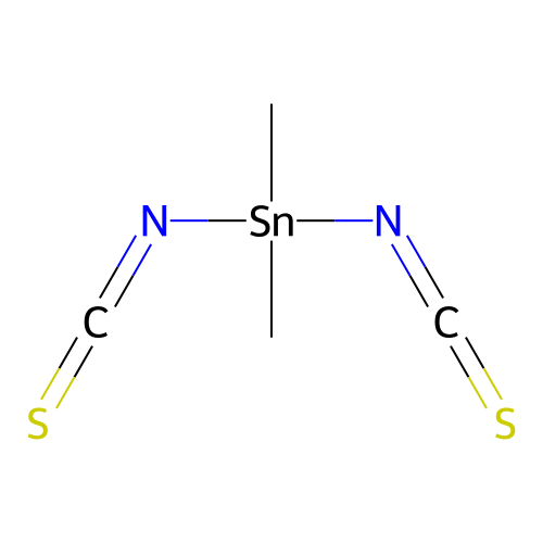 Stannane, diisothiocyanatodimethyl- structure