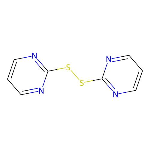 Bis(2-pyrimidyl) disulfide structure