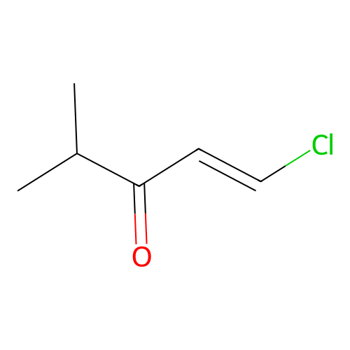 1-Penten-3-one, 1-chloro-4-methyl-, (E)- structure