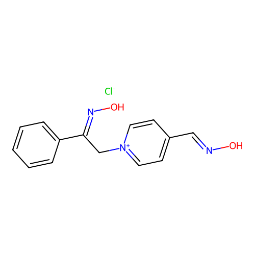 [1-[(2E)-2-hydroxyimino-2-phenylethyl]pyridin-4-ylidene]meth structure