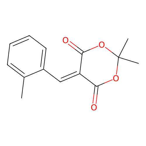 2,2-Dimethyl-5-[(2-methylphenyl)methylidene]-1,3-dioxane-4,6-dione structure