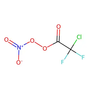 氯二氟乙酰硝基过氧化物 structure