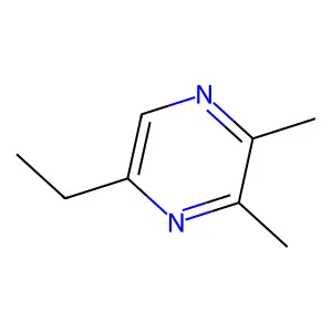 5-Ethyl-2,3-dimethylpyrazine structure