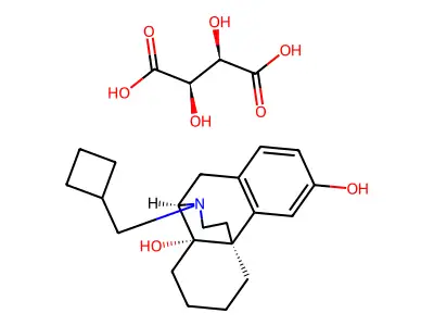 Butorphanol tartrate structure