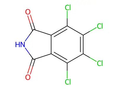 3,4,5,6-四氯邻苯二甲酰亚胺 structure