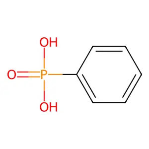 苯膦酸 structure