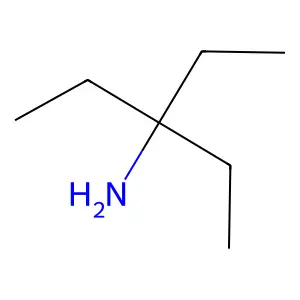 3-ethylpentan-3-amine structure