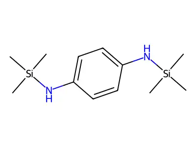 1,4-Benzenediamine, N,N'-bis(trimethylsilyl)- structure